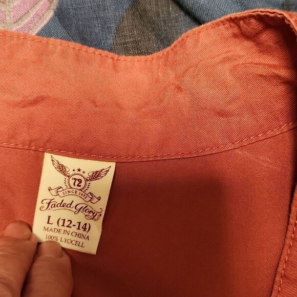 Faded Glory clay brick womens utility vest - Picture 8 of 9